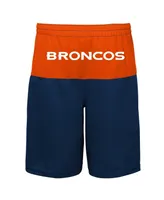 Big Boys Russell Wilson Navy Denver Broncos Player Name and Number Shorts