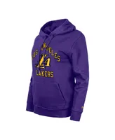 Women's New Era Purple Los Angeles Lakers 2023/24 City Edition Pullover Hoodie