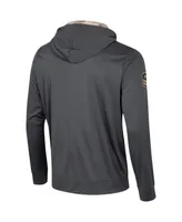 Men's Colosseum Charcoal Colorado Buffaloes Oht Military-Inspired Appreciation Long Sleeve Hoodie T-shirt