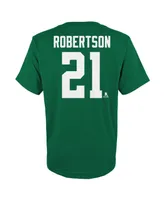 Big Boys Jason Robertson Kelly Green Dallas Stars Player Name and Number T-shirt