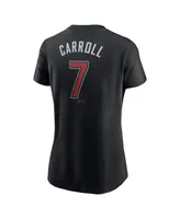 Women's Nike Corbin Carroll Black Arizona Diamondbacks 2024 Fuse Name and Number T-shirt