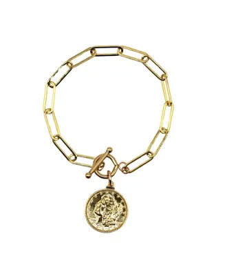 Allison Avery Goddess Coin Bracelet
