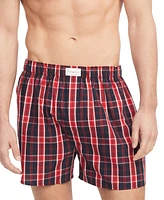 Tommy Hilfiger Men's 3-Pack Classic Printed Cotton Poplin Boxers