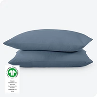 Bare Home Organic Cotton Percale Pillowcase Set Queen