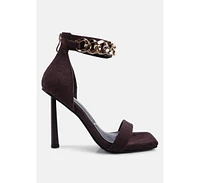 Women's Last Sip Micro Suede High Heel Sandals