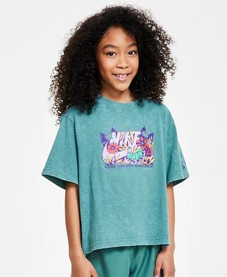 Nike Big Girls Sportswear Graphic-Print Cotton T-Shirt