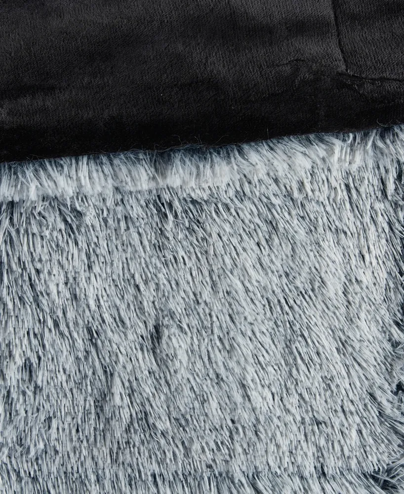 Intelligent Design Malea Shaggy Faux-Fur 3-Pc. Comforter Set, King/California King