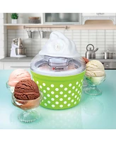 Electric Ice Cream Maker -with 4 Glass Cup 1.2L Capacity