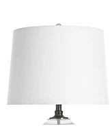 33" Elegant Seeded Glass Table Lamp with Urn Shaped Base