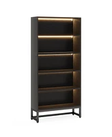 Tribesigns Tall Bookcase and Bookshelf, 70.8" Large Bookcases Organizer with 5-Tier Storage Shelves for Living Room, Bedroom, Office