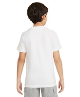 Nike Big Boys Sportswear Crewneck Cotton Stars Graphic T-Shirt