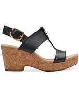 Clarks Giselle Style Wedge Heel Platform Sandals