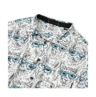 Baja Llama Men's M.d. - 7-seas Button Up Shirt