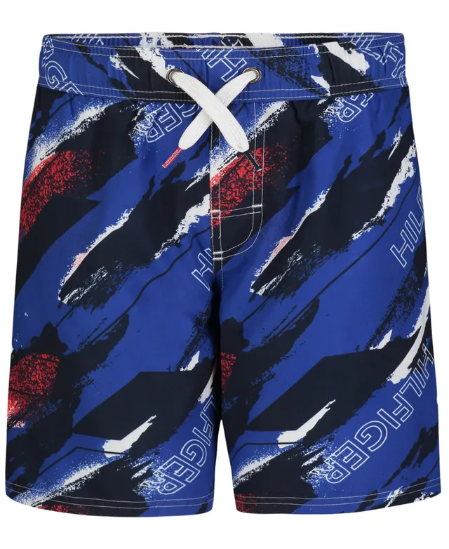 Tommy Hilfiger Men's Big & Tall 9.5 Solid Swim Trunks - Macy's