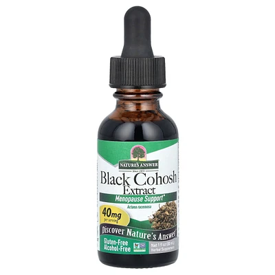 Nature's Answer Black Cohosh Extract Alcohol-Free 40 mg - 1 fl oz (30 ml)