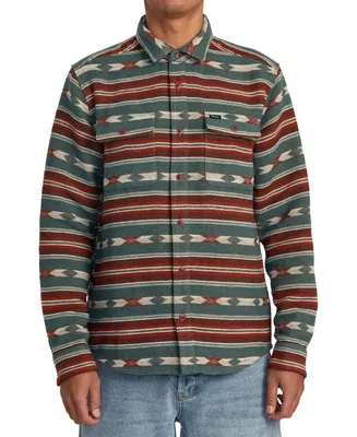 Rvca Men's Blanket Long Sleeve Shirt