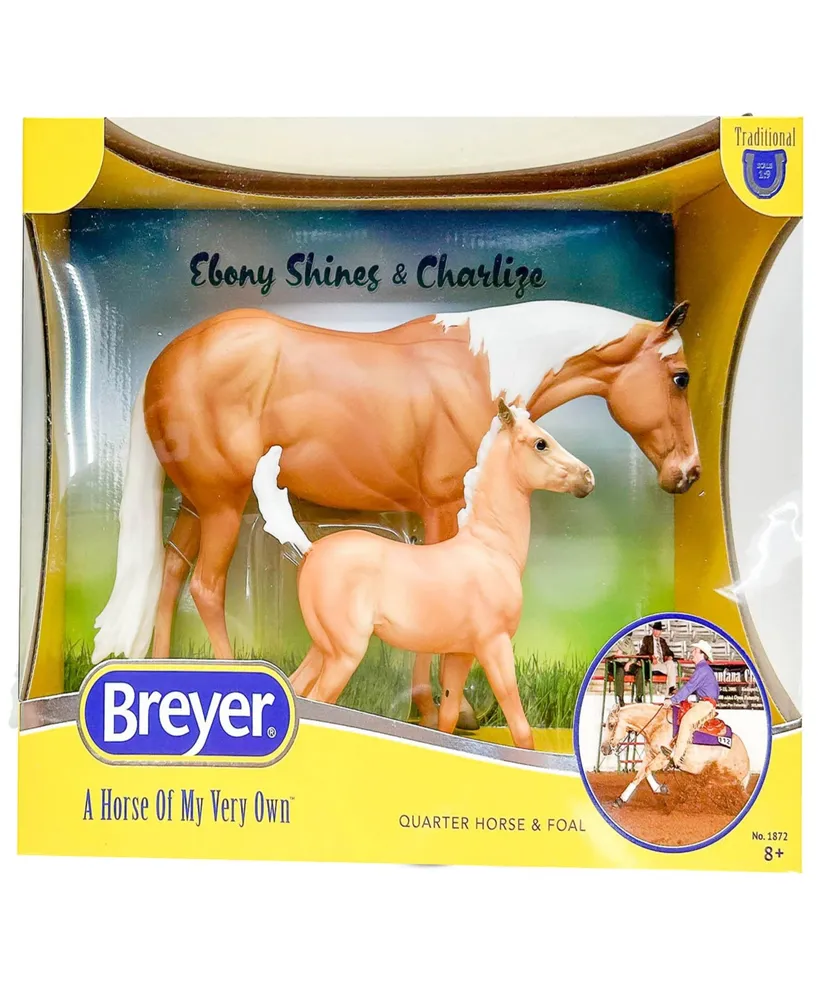 Breyer Horses Ebony Shines and Charlize Horse