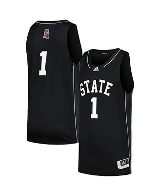 Adidas Men's Number 1 Mississippi State Bulldogs Team Swingman Basketball Jersey