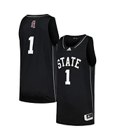 Adidas Men's Number 1 Mississippi State Bulldogs Team Swingman Basketball Jersey