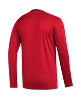 Men's adidas Red Chicago Blackhawks Aeroready Long Sleeve T-shirt