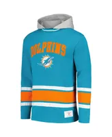 Men's Tommy Hilfiger Aqua Miami Dolphins Ivan Fashion Pullover Hoodie