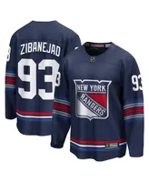 Men's Fanatics Mika Zibanejad Navy New York Rangers Alternate Premier Breakaway Player Jersey