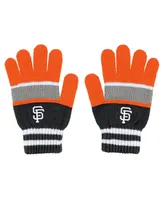 Women's Wear by Erin Andrews San Francisco Giants Stripe Glove and Scarf Set