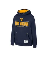 Big Boys Colosseum Navy West Virginia Mountaineers Lead Guitarists Pullover Hoodie