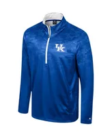 Men's Colosseum Royal Kentucky Wildcats The Machine Half-Zip Jacket