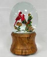 Ashfield & Harkness Woodland Cardinal Pair Snow Globe