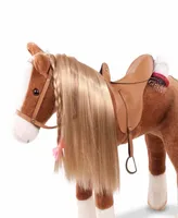 Gotz Big Plush Combing Horse with Saddle and Bridle