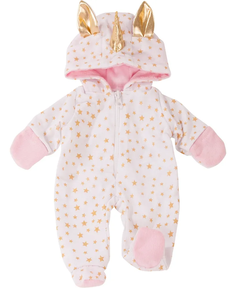 Gotz one Piece Unicorn Costume Pajama Sleeper