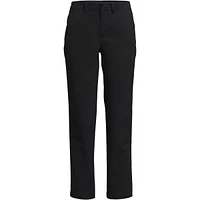 Lands' End Women's Mid Rise Classic Straight Leg Chino Ankle Pants