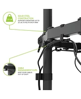 Kanto DML2000 Fully Adjustable Dual Arm Desktop Monitor Mount