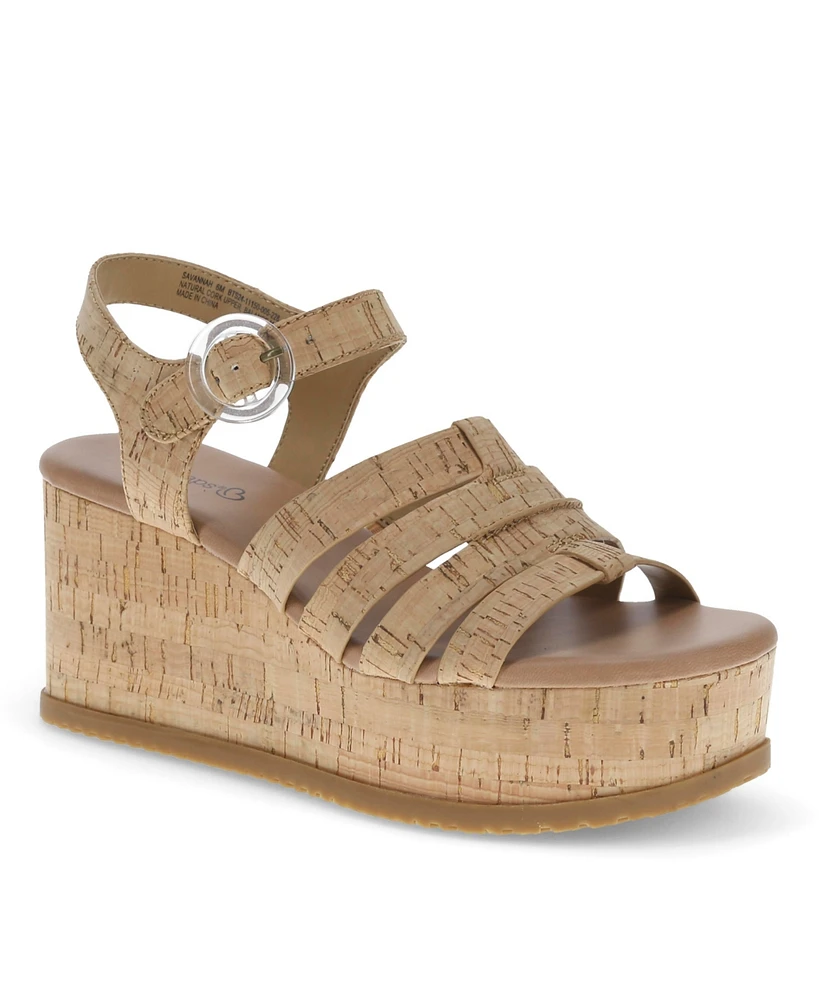 Baretraps Women's Savannah Platform Wedge Sandals