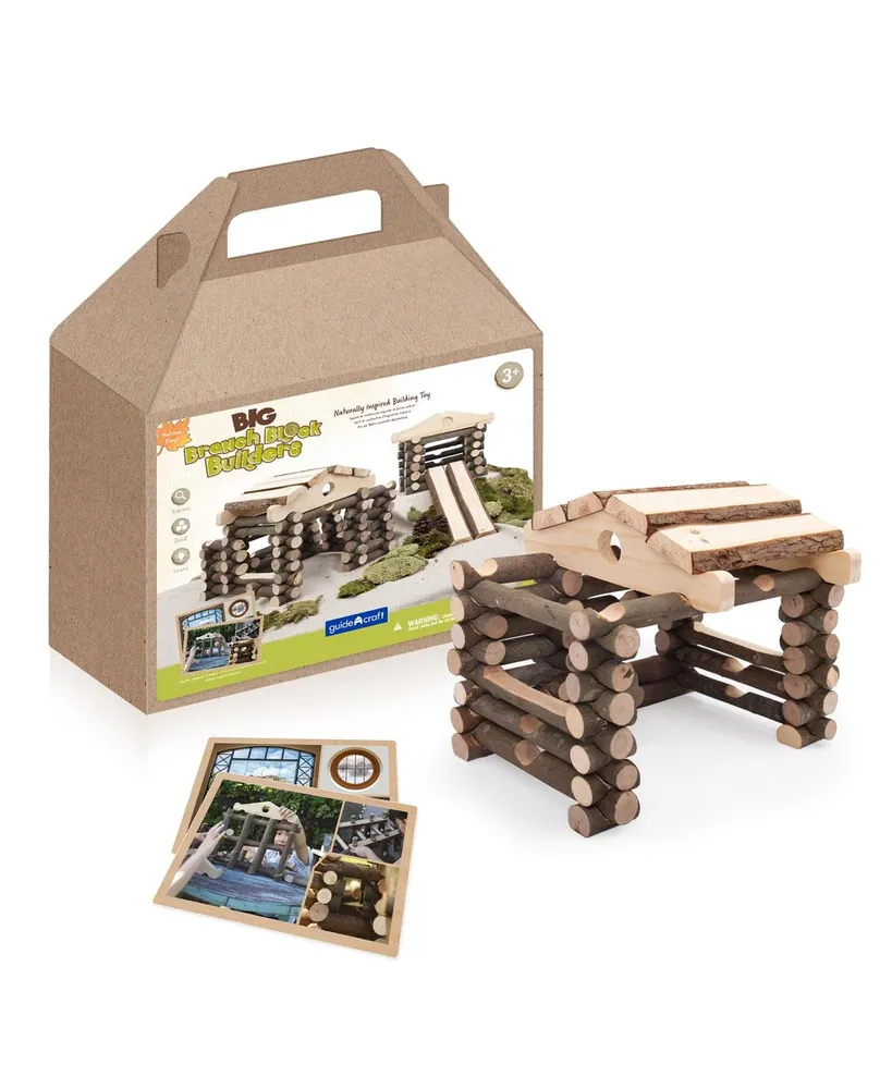 Guidecraft Big Branch Block Builders - 125 Piece Set