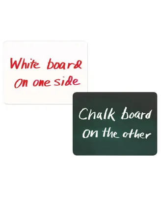 Dixon Double-Sided Chalkboard and Dry-Erase Board - Set of 10