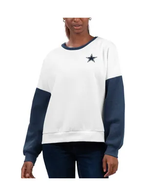 Women's G-iii 4Her by Carl Banks White Dallas Cowboys A-Game Pullover Sweatshirt