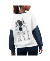 Women's G-iii 4Her by Carl Banks White Dallas Cowboys A-Game Pullover Sweatshirt