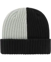 Men's '47 Brand Black Las Vegas Raiders Fracture Cuffed Knit Hat