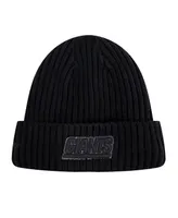 Men's Pro Standard New York Giants Triple Black Cuffed Knit Hat