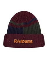 Men's Pro Standard Burgundy Las Vegas Raiders Speckled Cuffed Knit Hat