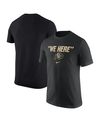Men's Nike Black Colorado Buffaloes We Here T-shirt
