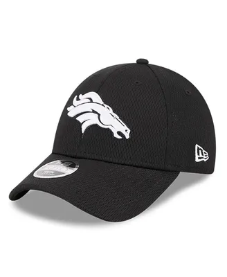 Youth Boys and Girls New Era Black Denver Broncos Main B-Dub 9FORTY Adjustable Hat