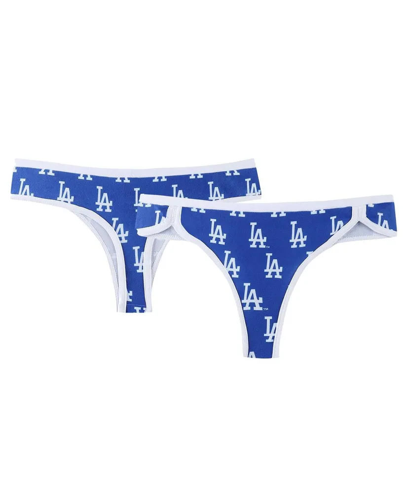 Women's Concepts Sport Royal Los Angeles Dodgers 2-Pack Allover Print Knit Thong Set