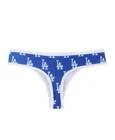 Women's Concepts Sport Royal Los Angeles Dodgers 2-Pack Allover Print Knit Thong Set