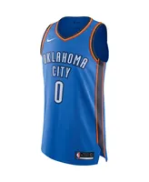 Men's Nike Russell Westbrook Blue Oklahoma City Thunder Authentic Player Jersey - Icon Edition