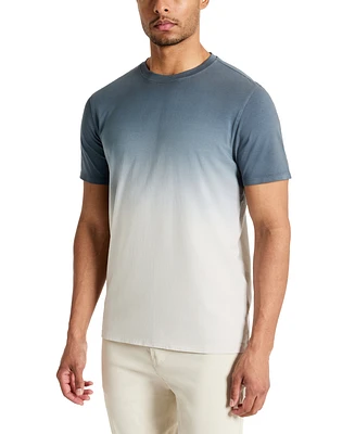 Kenneth Cole Men's 4-Way Stretch Dip-Dyed T-Shirt