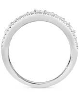 Diamond Openwork Statement Ring (3/4 ct. t.w.) in 14k White Gold