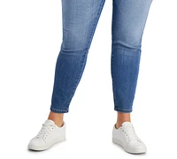 Celebrity Pink Trendy Plus Mid Rise Infinite Stretch Dawson Super-Skinny Jeans
